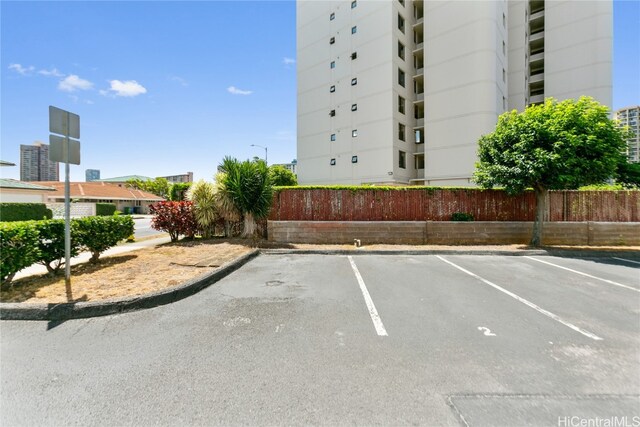 view of car parking