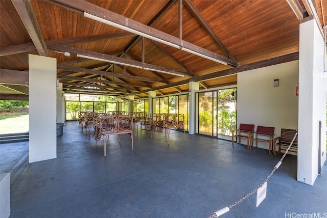 view of community lobby