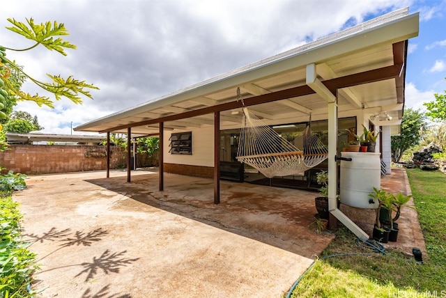 view of patio / terrace