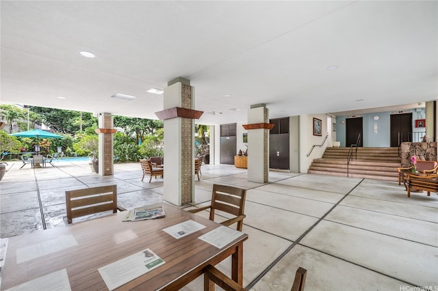 425 Ena Rd Unit 1202A, Honolulu, HI 96815 - view of patio with outdoor dining area