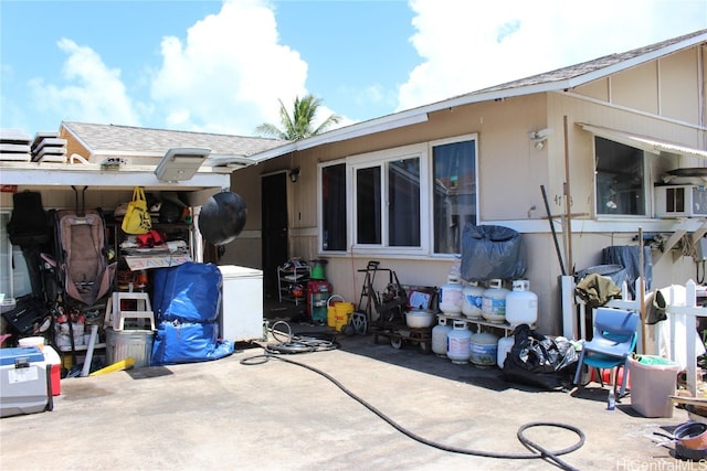 exterior space with a patio area