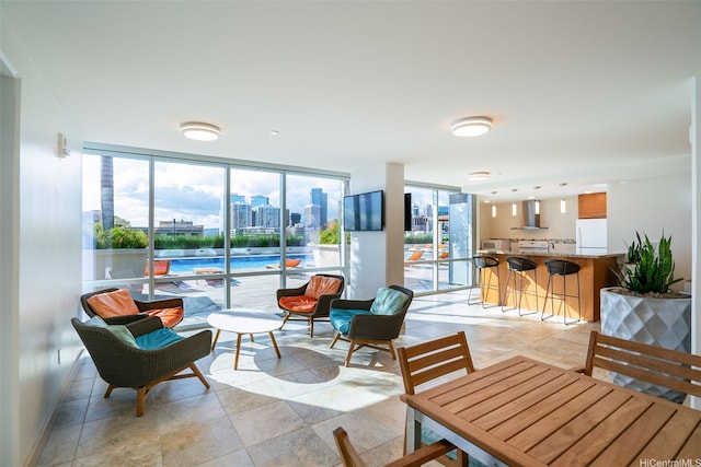 555 S St Unit 1904, Honolulu, HI 96813 - community lobby featuring a view of city