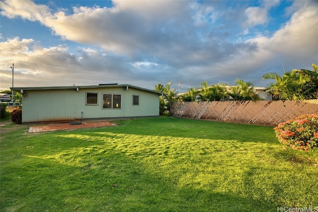 view of yard