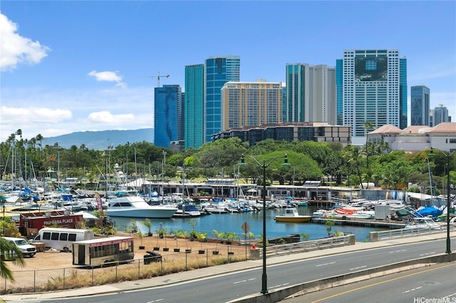 1684 Ala Moana Blvd Unit 352, Honolulu, HI 96815 - view of city with a water and mountain view and a marina