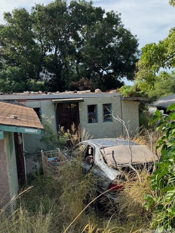 view of rear view of property