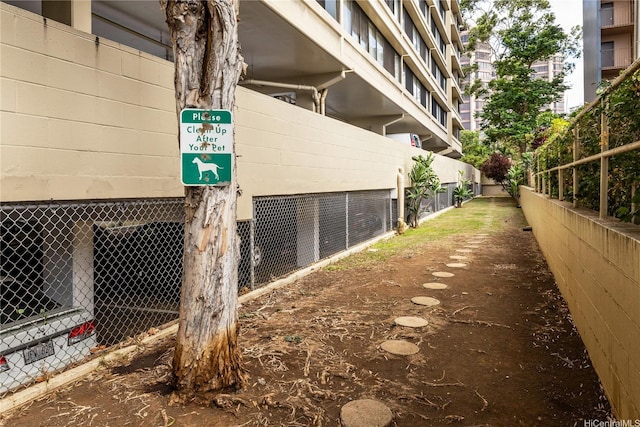view of side of property