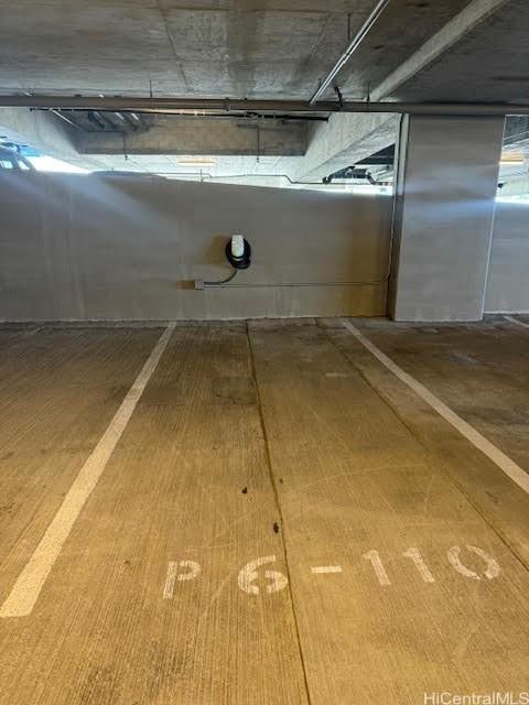 view of parking deck