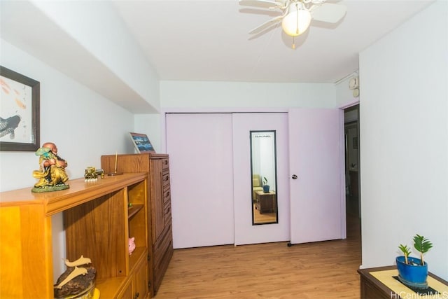 interior space featuring light hardwood / wood-style flooring