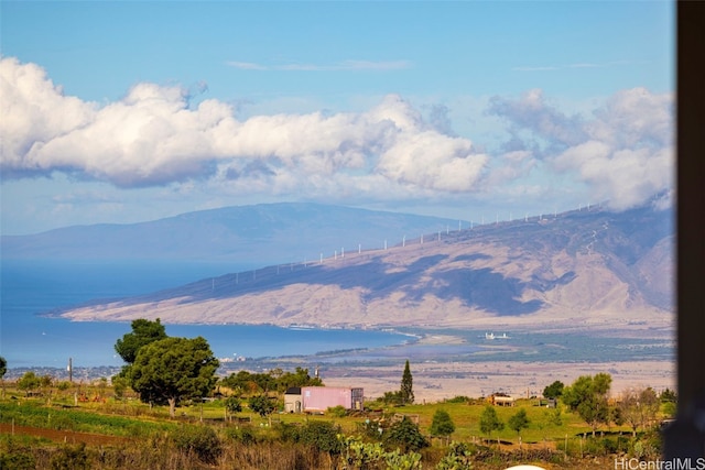 view of mountain feature