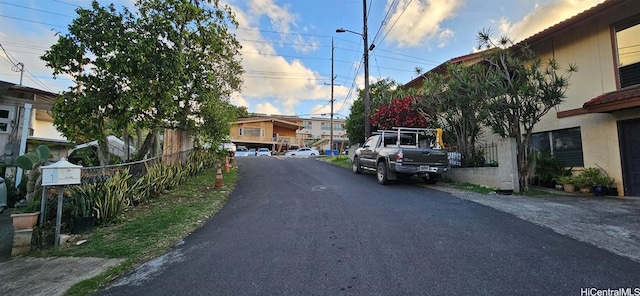 view of road