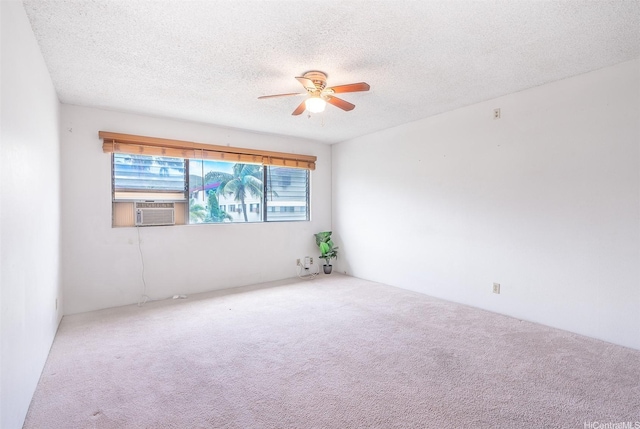 350 Aoloa St Unit A236, Kailua, HI 96734 - unfurnished room featuring a ceiling fan, carpet floors, a textured ceiling, and cooling unit