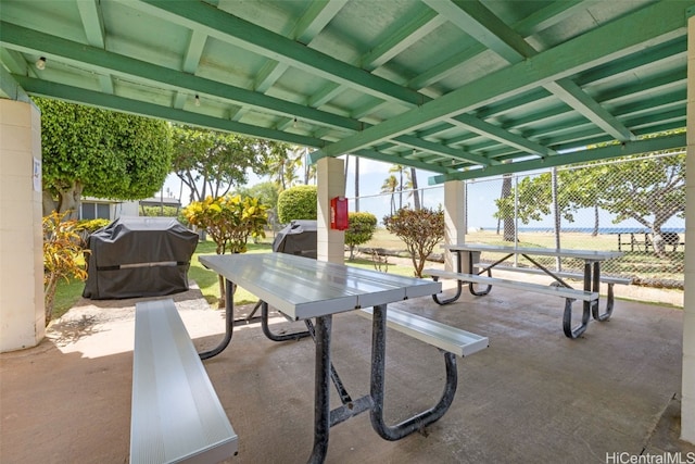 view of patio / terrace featuring area for grilling