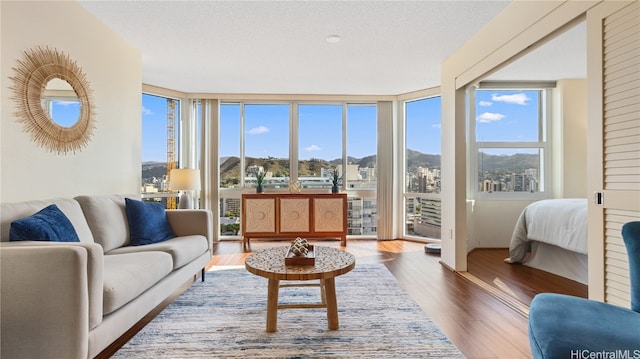 sunroom / solarium featuring a wealth of natural light