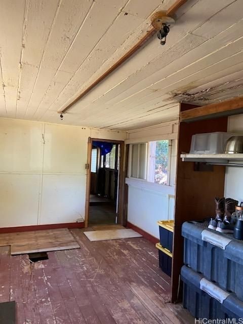 2243 Pane Rd, Koloa, HI 96756 - interior space with baseboards and hardwood / wood-style floors