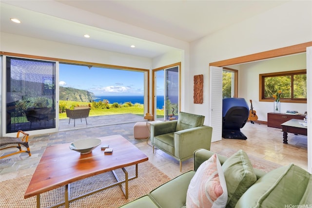 48-5528 Honokaa Waipio Rd, Honokaa, HI 96727 - living room featuring recessed lighting