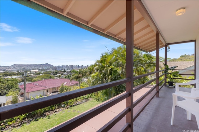 2326 Sonoma St, Honolulu, HI 96822 - balcony featuring a mountain view