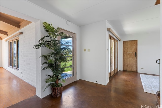 view of entrance foyer