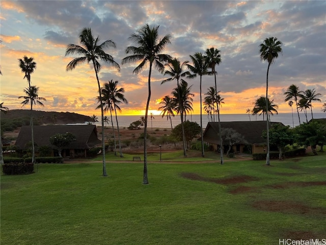 surrounding community featuring a yard