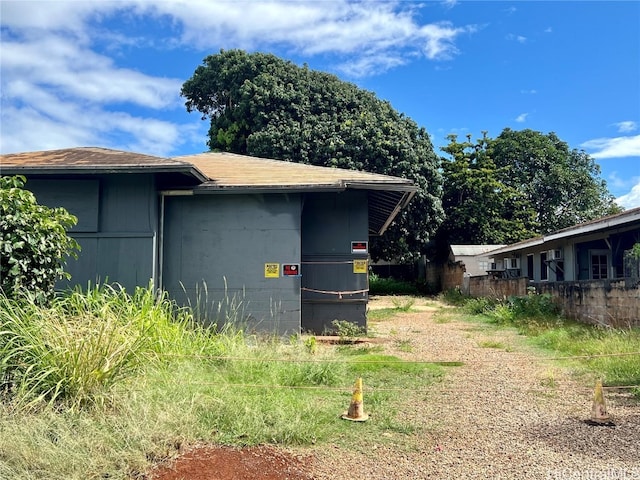 view of side of home