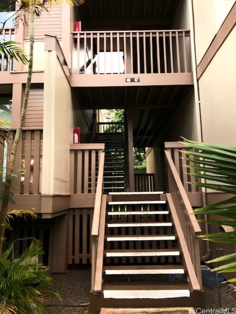 view of stairs