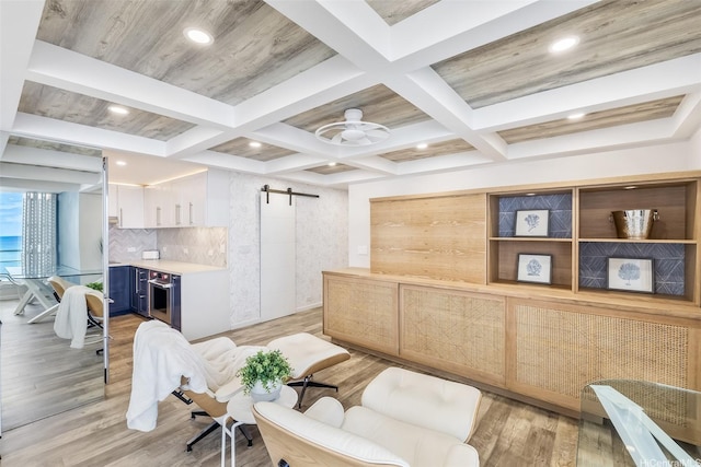 2979 Kalakaua Ave Unit 803, Honolulu, HI 96815 - reception featuring a barn door