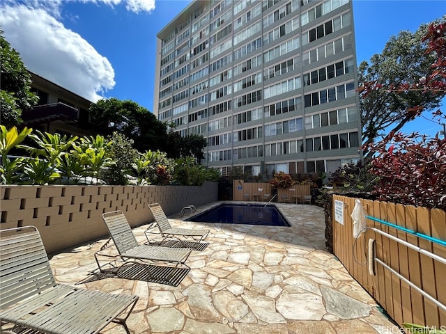 exterior space with a patio