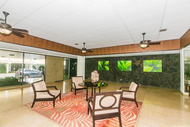 1561 Kanunu St Unit 1205, Honolulu, HI 96814 - community lobby featuring wood walls
