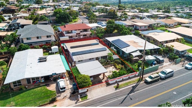 92-746 Palailai St, Kapolei, HI 96707 - aerial perspective of suburban area with property parcel outlined