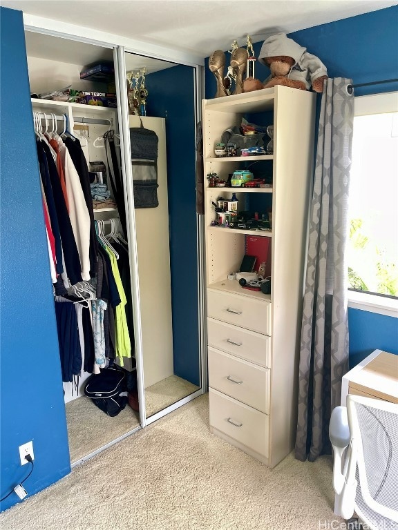 view of closet