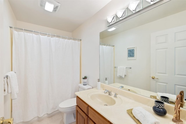 2897 Kalawao St Unit 61, Honolulu, HI 96822 - bathroom with vanity, tile patterned flooring, and a shower with shower curtain