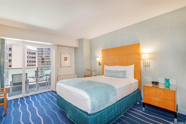 410 Atkinson Dr Unit 932, Honolulu, HI 96814 - bedroom with carpet and access to outside