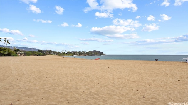 water view featuring a view of the beach