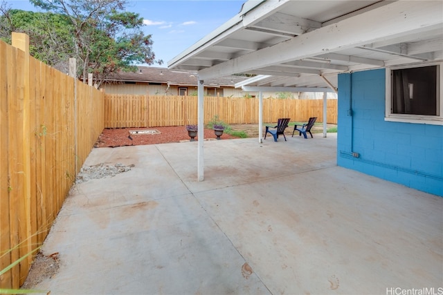 view of patio