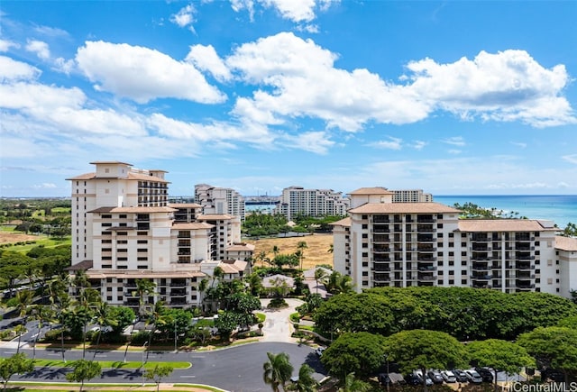 city view featuring a water view