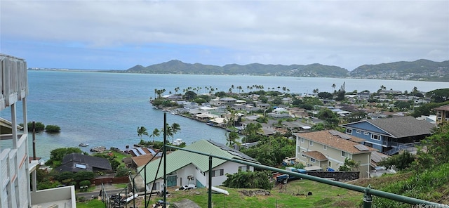 45-55 Lilipuna Rd Unit A, Kaneohe, HI 96744 - water view featuring a mountain backdrop