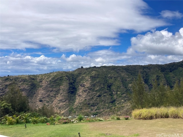 view of mountain feature