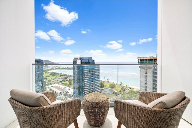 1000 Auahi St Unit 4106, Honolulu, HI 96814 - balcony featuring a water view