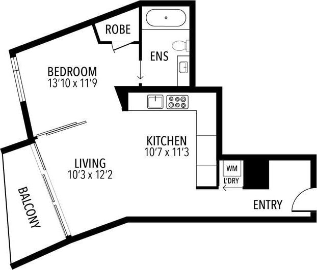 1000 Auahi St Unit 2503, Honolulu, HI 96814 - view of layout