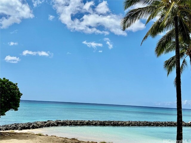 water view featuring a view of the beach