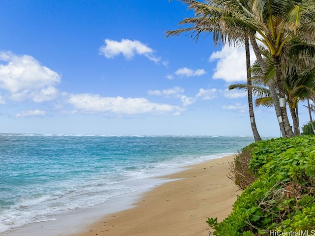 water view with a beach view