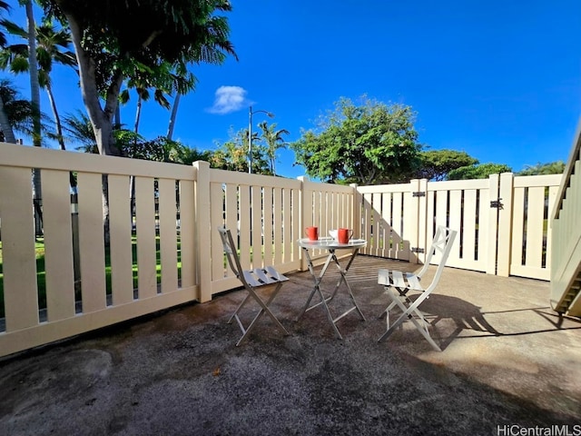 view of patio