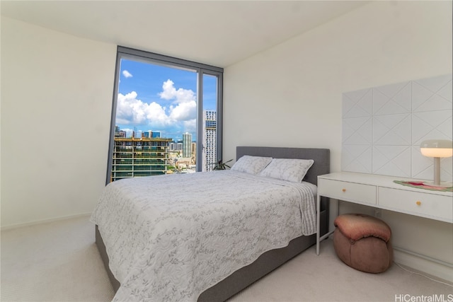 bedroom featuring carpet flooring