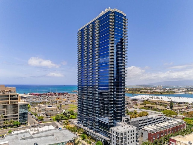 view of property featuring a water view