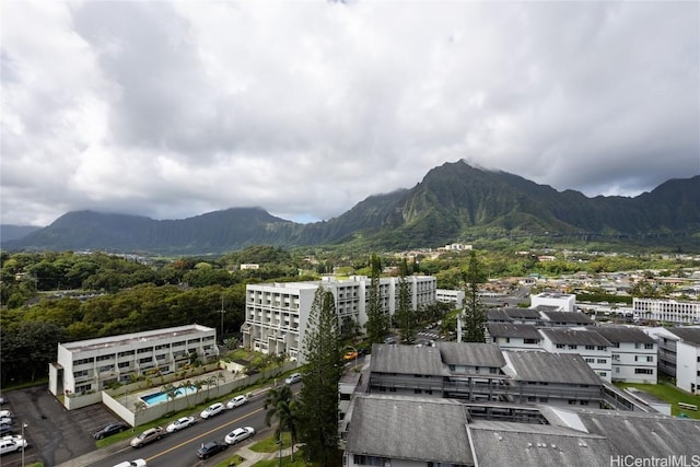 view of mountain feature