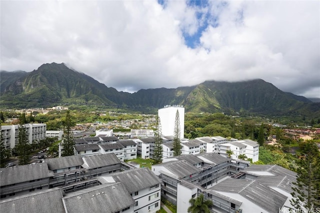 view of mountain feature