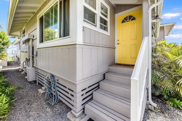 view of entrance to property