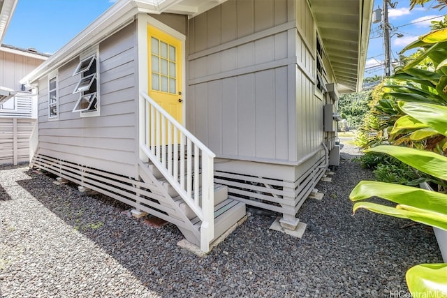 view of property entrance