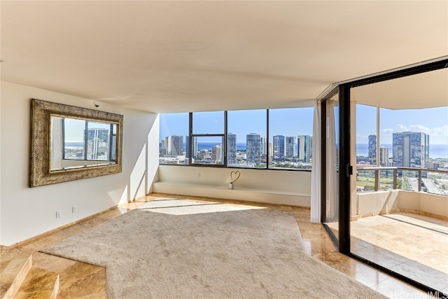 unfurnished room with a wealth of natural light