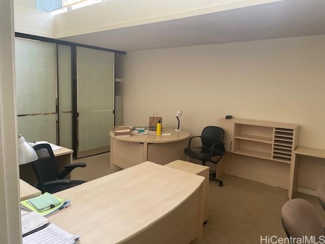 1088 Bishop St Unit 1213, Honolulu, HI 96813 - view of carpeted home office