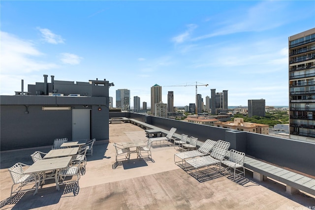 824 Kinau St Unit 712, Honolulu, HI 96813 - view of patio / terrace featuring a city view
